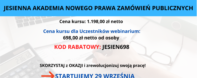 Jesienna Akademia Prawa Zam&oacute;wień Publicznych